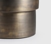 Hanalta Metal Coffee Table In Brass Finish