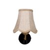 Devansh Gold Wall Mounted Lamp With Beige Jute Shade