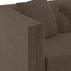 Windsor Essential 1 Seater Fabric Sofa in Daschund Brown Colour