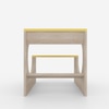 Montessori Toddler Activity Table & Chair in Oak and Yellow