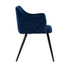 Hanner Metal Accent Chair in Blue Colour