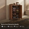Webster 24 Pair Shoe Rack in Sheesham Finish