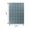 Jaipur Rugs Soft Checkered Wool Dhurrie Rug Blue 6x9 ft