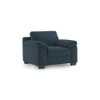 Esquel Premium 1 Seater Fabric Sofa in Indigo Blue Colour