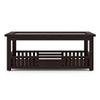 Renesme Rectangular Solid Wood Coffee Table In Mahogany Finish