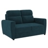 Alvaro Velvet 2 Seater Sofa T Blue Color