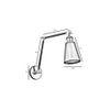 Morden Black Metal Wall Light