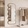 The Artment Black Meander Unbreakable Floor Mirror For Home (170 X 70 CM)