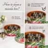 Inscribe Acacia Wood Masala Box Floral Silver
