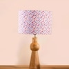 Devansh Multicolor Cotton Table Lamp With  Wood Natural Base (7X18.25 Inches)-16