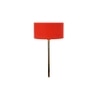Orange cotton with Metal Gold Table Lamp