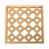 Metalsmith Square Metal Trivet Gold Heat Resistant Table Protector