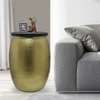 Metalsmith Side Table – Gold Finish