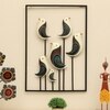 W-Lois Abstract Metal Wall Decor in Multicolor Set of 1