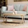 Atlantis Solid Wood Coffee Table in Mango Natural