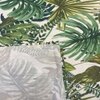 Bryn Green Floral 400 TC Cotton Flat Super King Size Bedsheet with 2 Pillow Covers – Threads
