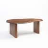 Tiller Solid Wood Coffee Table In Dark Walnut Finish