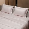 Stoa Paris Satin Bedsheet King Size with 2 Pillow Covers heet King Blushing Pink
