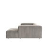 Elegantedge Wood Left Aligned 2-Seater With Upholstery Non Storage Sofa In Grey Colour