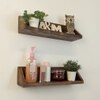 Daniel Wooden Wall Shelf Organiser