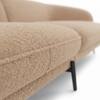 Verona 3 Seater L Shape Sofa Right Chaise with Accent Pillows Beige