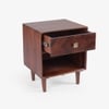 Dado Bedside Table in Autumn Brown Finish