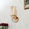 Eliante Modern Wall Lights Mild Steel & Glass Material Gold & Champaign Finish