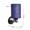 Devansh Metal Electric Wall Light in Blue Colour with Blue Shade Count of 1 Light