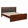 Vrinda Solid Wood King Size Bed With Non-Storage In Honey Oak Finish 72 x 75 inch
