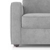 Apollo Compact 1 Seater Fabric Sofa in Granite Weave Colour
