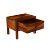 Rama Solid Wood Bedside Table in Honey Finish