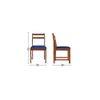 osmin solid wood  6 seater Dining table in  Provincial Teak