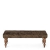 Cairo Sheesham Wood Accent 3+1+1 Seater Bench Set With 2 Stools In Green Sparkle Velvet