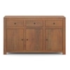 Striado Sideboard in Amber Walnut Finish