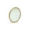 Gleaming Gold Stainless Steel Wall Mirror in gold color