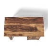 Denver Sheesham Wood Study Computer Table In Natural Teak Finish