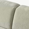 Sophisticated Wood Right Aligned 2-Seater With Upholstery Non Storage Sofa In White Colour