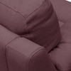 Farina 3 Seater Half Leather Sofa in Wine Colour