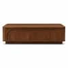 Camden Sheesham Wood Geometric Arch Coffee Table in Walnut Finish