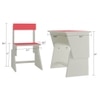 Utopia Extendable Toddler Study Desk and Chair Set in Strawberry Pink Colour