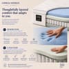 Gravity Hybrid Euro Top 5 Zoned Zero Partner Disturbance & 7 Layered Foam Pocket Spring Mattress (78 x 60 in, 6 Inches)