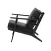 Cortez Solid Wood Relax Chair in Rustic Black