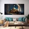 The Castle Decor Islamic Wall Painting Wooden Framed 27x48 Inch (Style 3)
