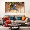The Castle Decor Krishna Flute Wall Art Set of 5 27x48 Inch (Style 2)