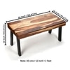 Mayfield Sheesham Wood Coffee Table In Natural Rosewood (Semi Gloss)