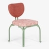 Dastoori Stainless Steel Outdoor Dining Chair in Beige Colour