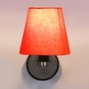 Devansh Metal Electric Wall Light in Orange Colour with Orange Shade Count of 1 Light