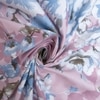 Pink floral 400 Tc Cotton Flat  Super King Size Bedsheet With 2 Pillow Cover