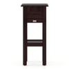 Easton Solid Wood Side Table in Mahogany Finish