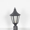 Sennen Coastal Outdoor Gate Pillar Light In Black Finish